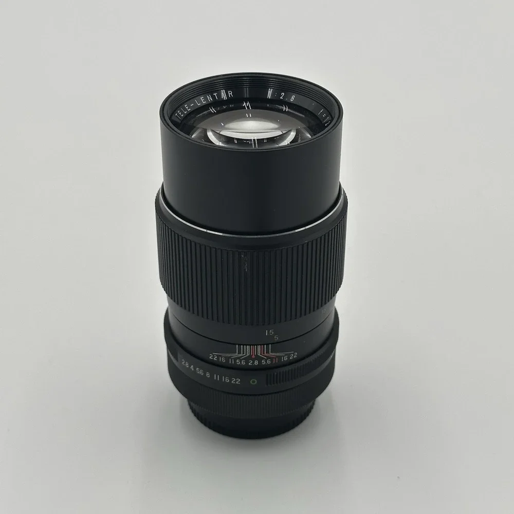 Camera Lens Tele-Lentar 1:2.8 f=135mm Manual Focus Lens Japan Vintage No 7106506